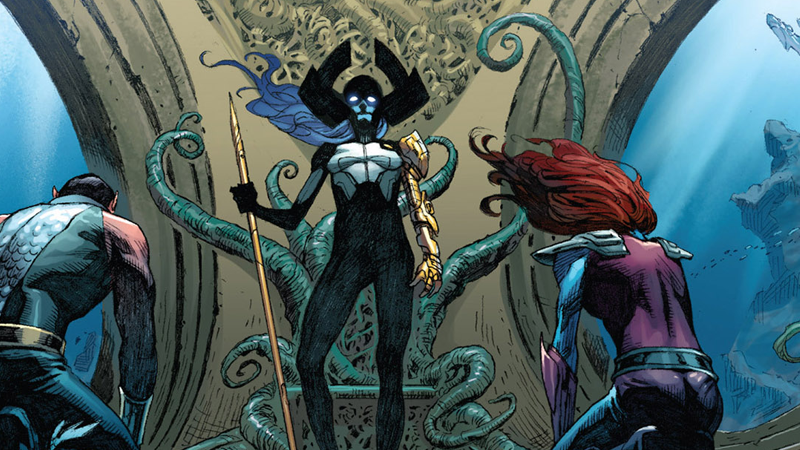 A broken Atlantis bows to Proxima in Infinity #2.